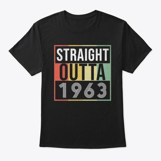 Футболка  Straight Outta 1963  Сделано в США Размеры от S до 5XL L