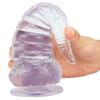 Octopus Tentacle Anal Plug Oversized Transparent Crystal Simulation Dildo Female Masturbator