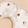 A-Grade Soft Cotton Newborn Waterproof Bib 