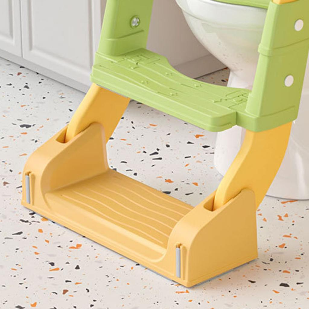 Multifunction Potty Training Toilet Seat with Step Stool Ladder Handles Foldable Toilet Training