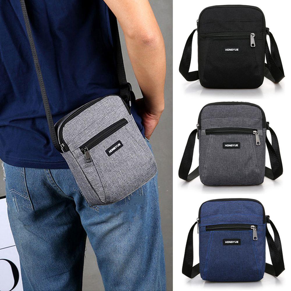 

Мужские мужские маленькие сумки через плечо, простые сумки на ремне, дорожный пакет, нагрудная сумка для телефона