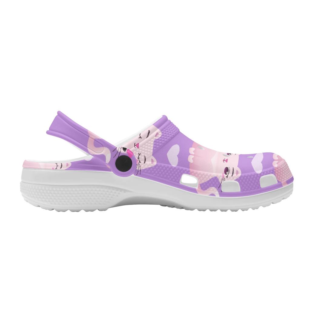 For Women Men Fun Printed EVA Casual Clogs Easy Clean Lightweight Slip On Soft Shoes Lightweight Summer Sandals Casual Daily Wear