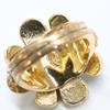 Chanel 05P Gripoa Flower Ring Ring Gold/Brown/GreenUsed