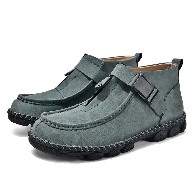 

Повседневные мужские ботинки большого размера новые туфли дерби мужские ретро ботинки Мартин обувь кенгуру британская мода мужская обувь 48