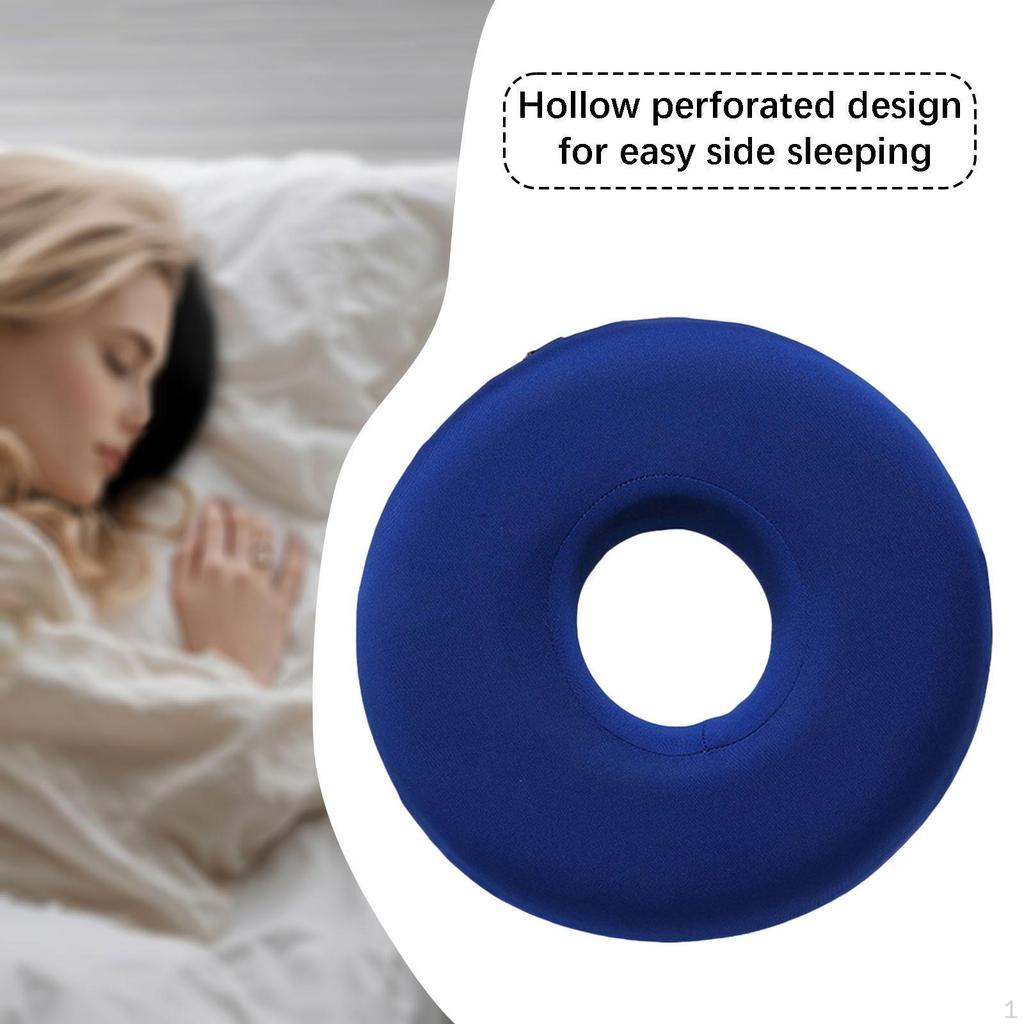 Ear Piercing Pillow Portable Guard Protector Washable Pierced Ears Support for Side Sleeping