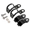 Motorcycle Signal Light Brackets Universal Turn Light Mount Bracket 1pair Metal For 27-31mm Front Fork Diameter