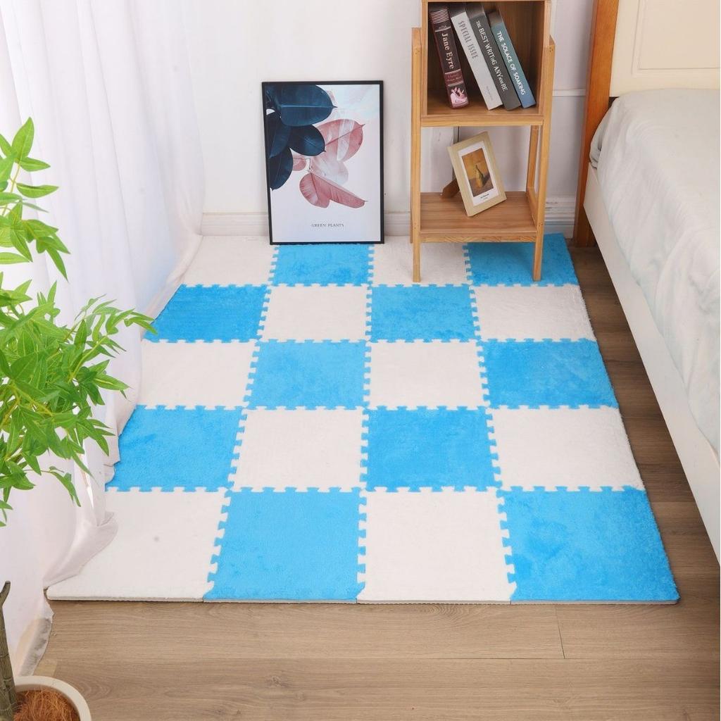 Eva Foam Puzzle Carpet Soft Plush Children's Mat Baby Toys Baby Play Mat  In Children's Room Keep Warm Playmat