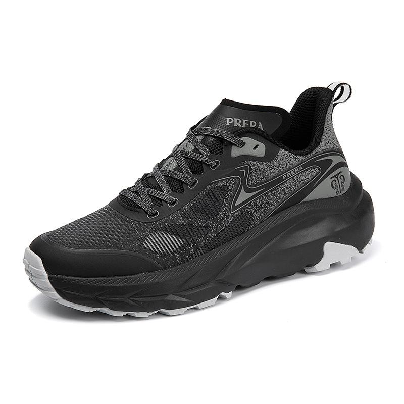 Men's shoes summer new breathable mesh sports casual running shoes soft sole wear-resistant shock-absorbing trend versatile shoes