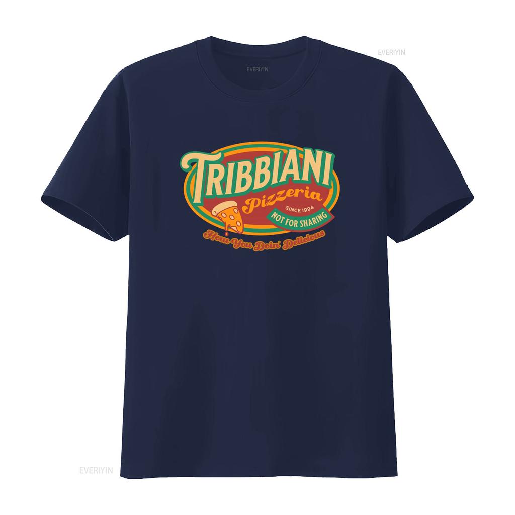 Tribbiani Pizzeria T Shirt Friends Inspired 90s TV Show How You Doin Nostalgia Pizza Slice Print vintage Washed