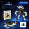 Deformable Luminous Gyro Toy for Kids - Educational Stress-Relief Mechanical Spinner