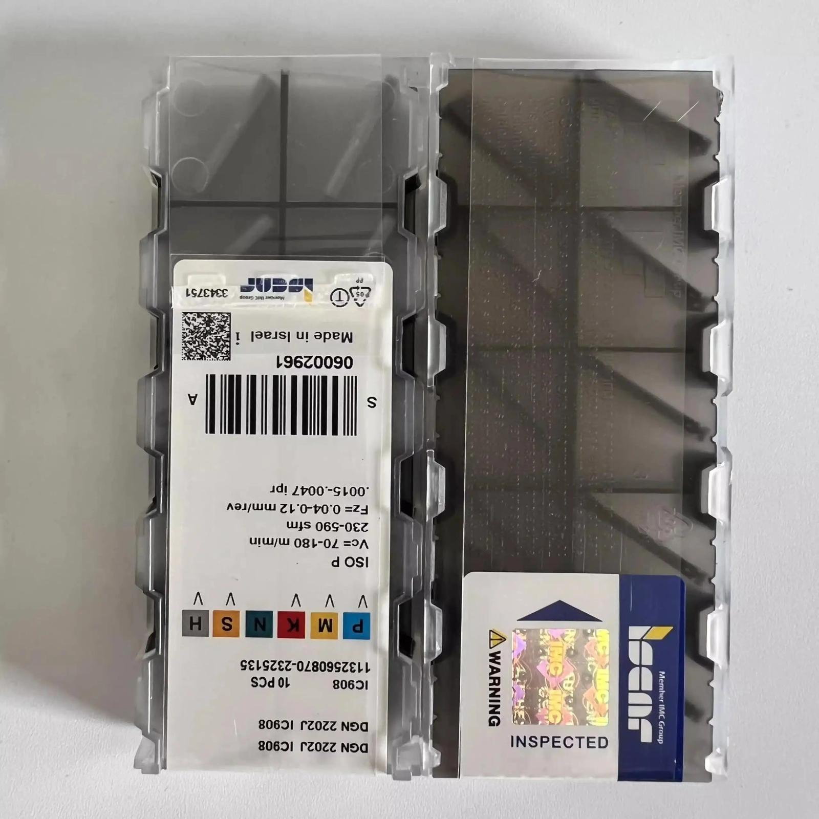 

ISCAR / DGN2202J IC908 Industrial indexable carbide inserts 10 Pcs