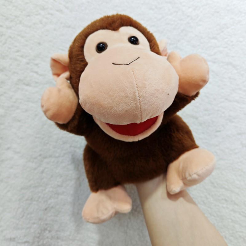 Cartoon Animal Hand Puppet Plush Doll for Kids' Interactive Play