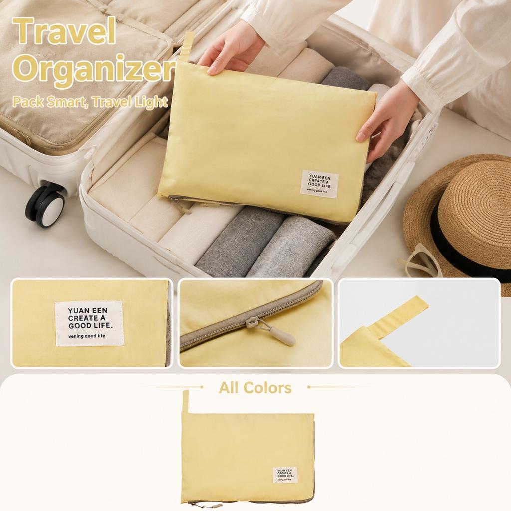 Travel Clothes Storage Bag Medium Size - Packing for Suitcase and Backpack
