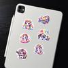 50pcs PVC Cute Rainbow Unicorn Stickers for Notebook & Luggage – DIY Decorative Decals