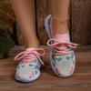 Summer New Large Size Cartoon Front Lace-up Fly-woven Mesh Breathable Single Shoes Casual Sports Shoes