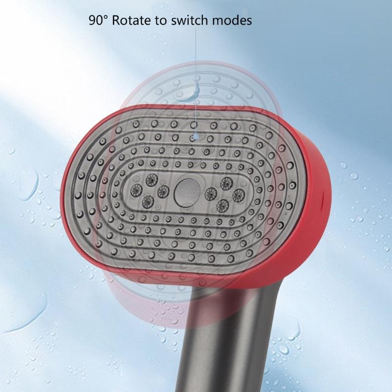 360 Rotating High Pressures Shower Head Multifunction Sprayers Water Softener Filter Easy Installation ABS Materials