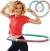 Hula Hoop Pondéré à Ressort Souple pour Adultes – 3,3 lb Cerceau de Fitness Pliable, Équipement d'Exercice Minceur Portable