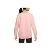 Jordan Logo Print Crewneck Casual Long Sleeve Kids Tops Pink DR8361-610
