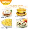 Microwave Egg Poacher Ceramic Microwave Egg Cooker for Fast Fluffy  Flavor ful Eggs Kitchen Cooking Gadgets