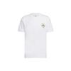 adidas T Shirts Men's White Crew Neck Moderate Straight Fit IC7750