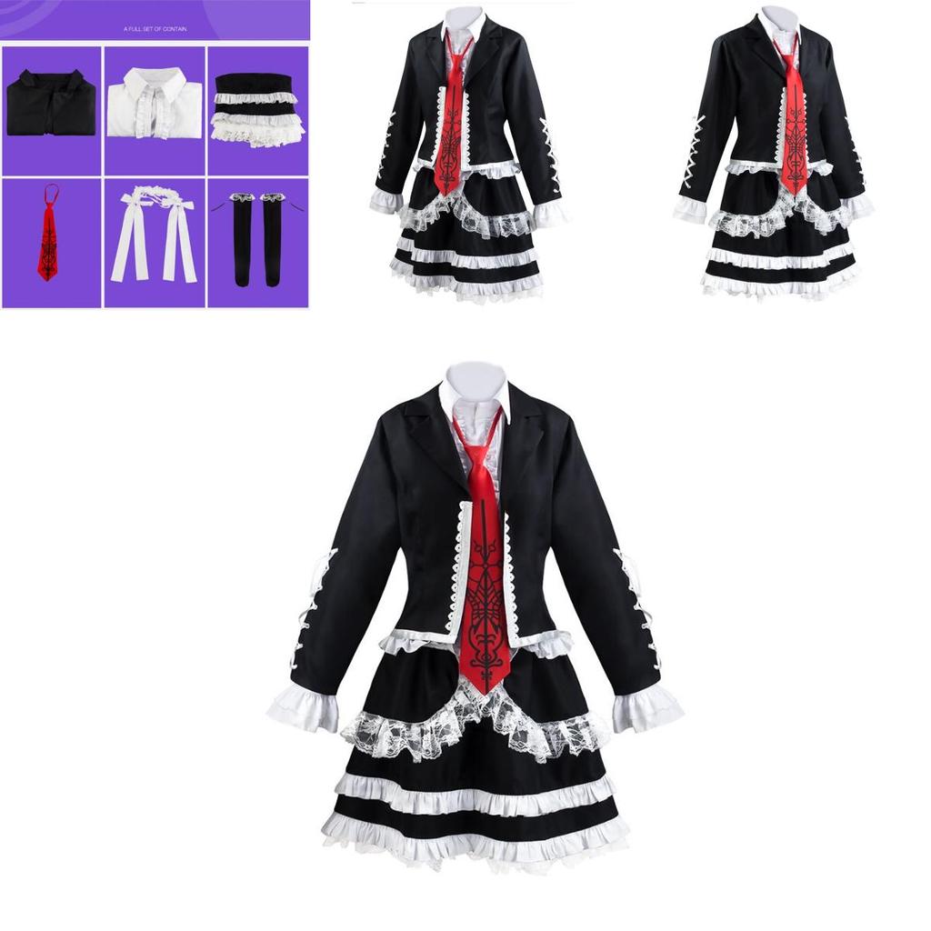 Nový Anime Danganronpa Dangan Ronpa Celestia Ludenberg Cosplay Kostým Oblek Autentický Vzhled