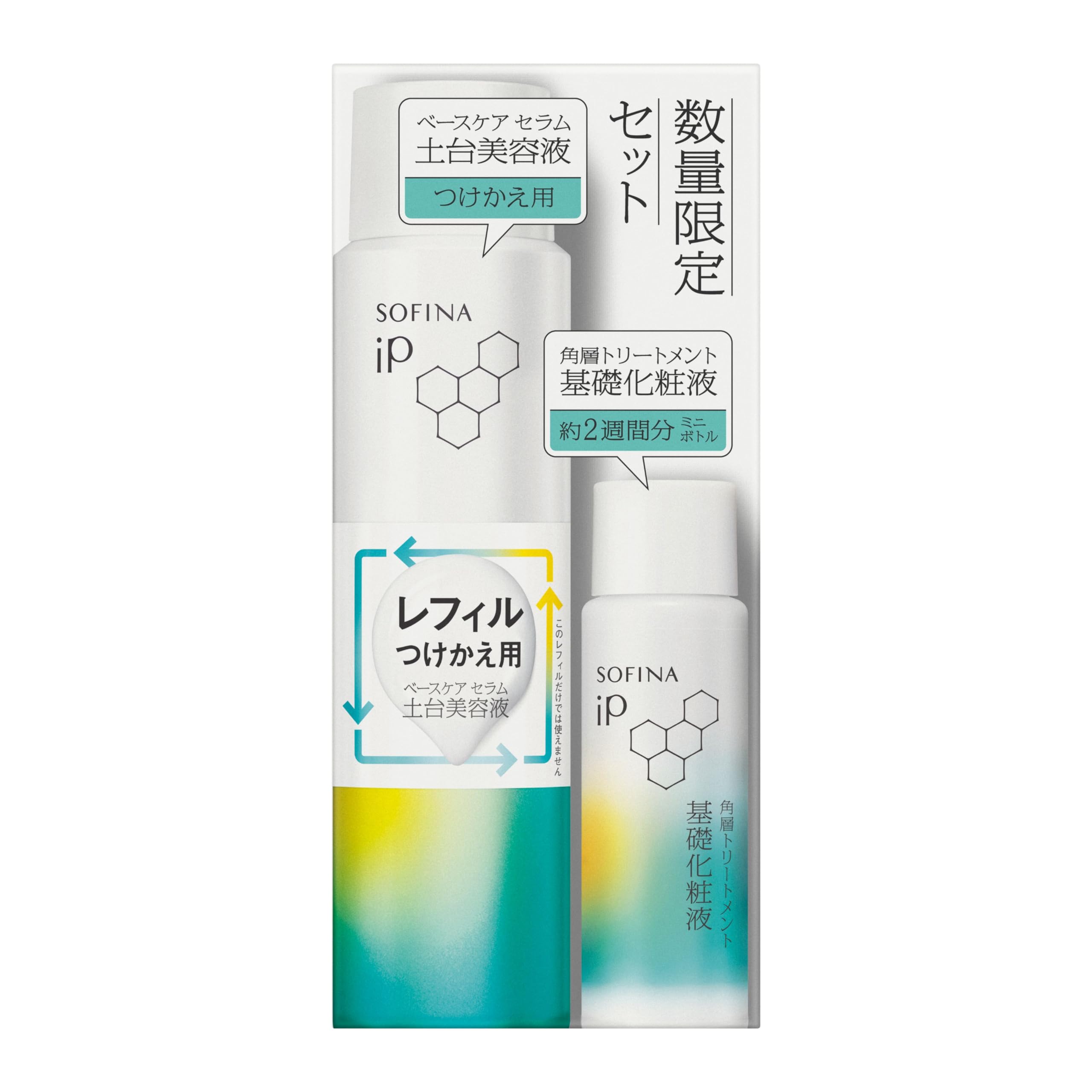 

Sofina iP base serum refill lotion mini set project product +