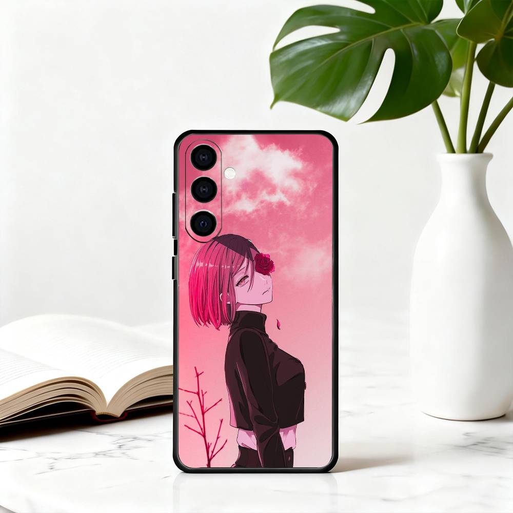 Coque de téléphone Jujut-su N-Nobara Kugisaki-NK K-Kaisen Pour Samsung Galaxy A73,A72,A71,A70,A53,A52,A51,Housse Noire en Silicone Souple