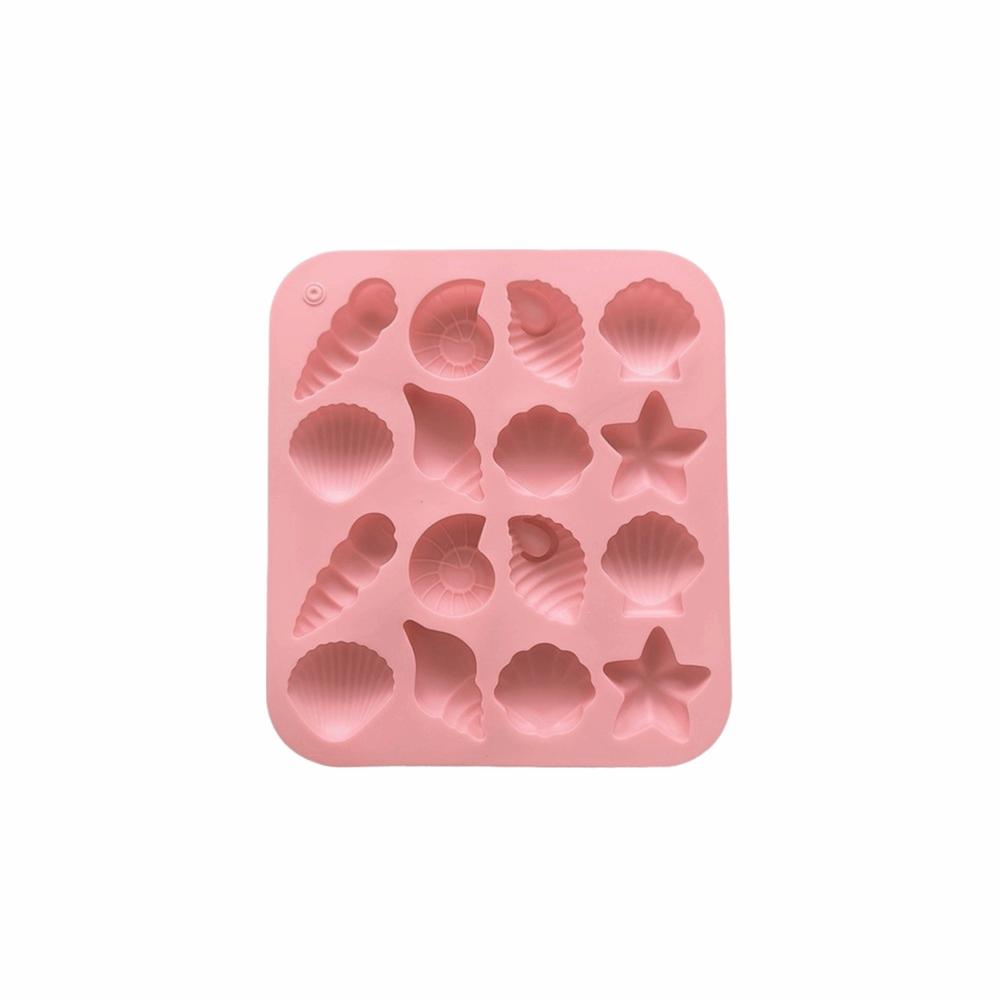 

16 ячеек DIY форма для шоколада 3D форма для украшения торта Новая форма для конфет, пудинга, торта Праздничная выпечка розовый