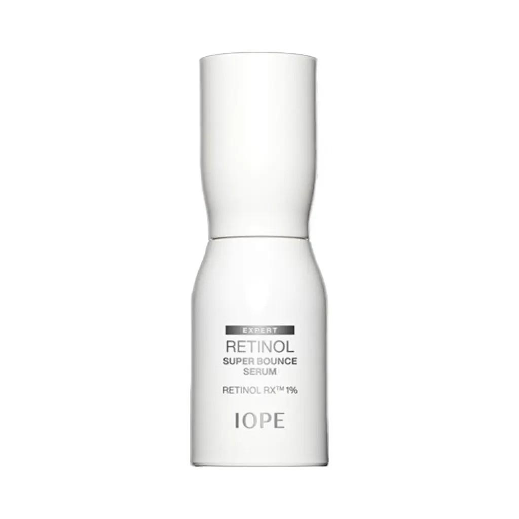 IOPE Retinol Super Bounce Serum Set 30ml + 10ml + Bio Essence 48ml Anti-Wrinkle Firming Care Set