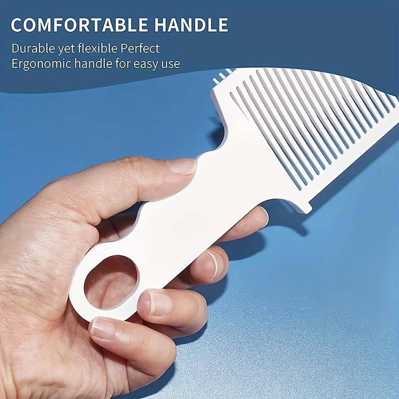 1pz Pettine da Parrucchiere per Capelli Olio da Uomo, Pettine da Barbiere Fade, Pettine Professionale da Barbiere per Taglio Capelli Flat Top
