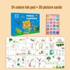 Portable Toddler Fingerprint Painting Book: Creative, Washable, Educational Toy for Early Learning
