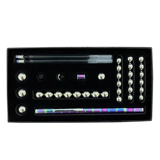 Magnetic Pen Set Disassemble Reassemble Pen Custom Shapes Assemble-Your-Own Magnetic Pen Creative Tool Versatile Gift