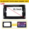 10.1 Inch Car Frame Fascia Adapter Decoder Android Radio Dash Fitting Panel Plate Kit For Toyota Noah 80 Esquire Voxy 2014-2017