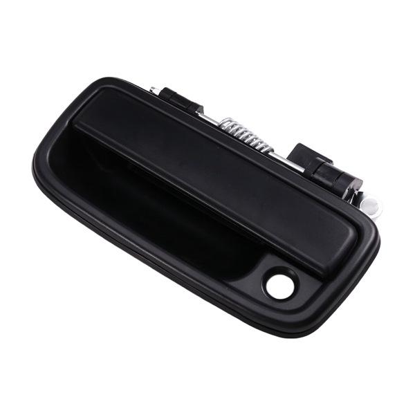 1 Piece Matte Black Car Exterior Left Side Door Handle – Plastic + Metal