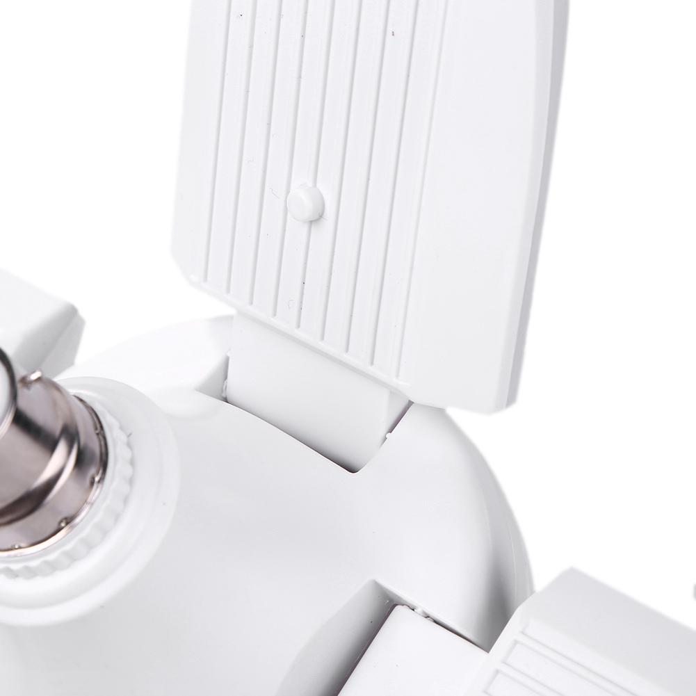 Faltbares LED Garagenlicht 60W B22 Heißverkauf Tragbar Sicherheit Winkelverstellbar Praktische Lüfterblätter Energiesparlampe