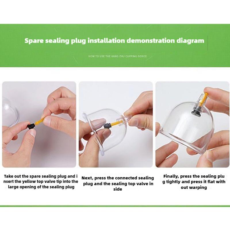 Cupping Machine, 6 Cans, Vacuum Cupping, Household Thickened Cupping Set, Non Glass Can, Health Gift
