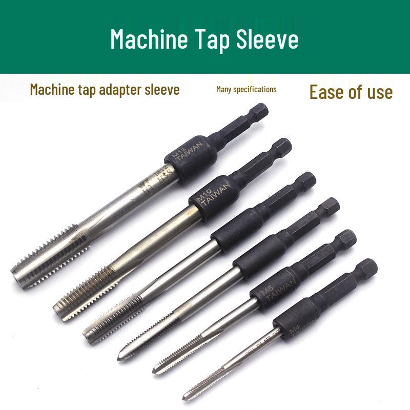 Hex Shank Tapping Chuck Conversion Head with Tap Extension Rod