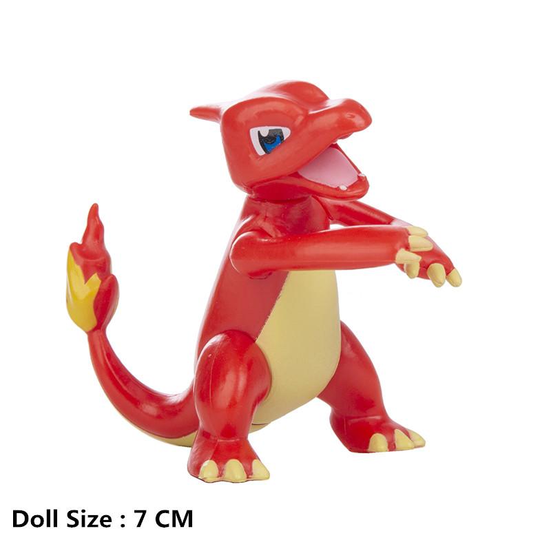 Toys Model 4-13Cm Pokemon Anime Figure Charizard Mewtwo Pikachu Mew Psyduck Collection Pokemon Action Birthday Gifts Kids