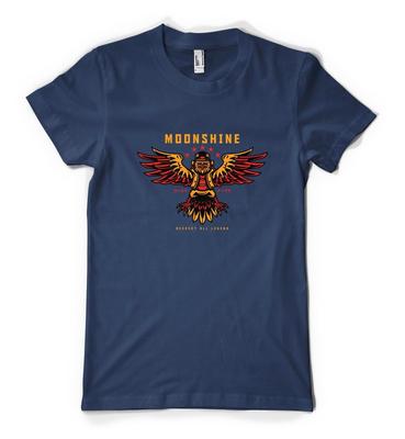 Moonshine Respektiere alle Legenden Adler Personalisiertes Unisex Erwachsenen T-Shirt
