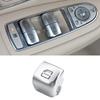 Silver ABS Car Door Window Switch Repair Cover (Part 2059056811) for Mei
