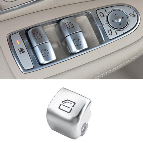 Silver ABS Car Door Window Switch Repair Cover (Part 2059056811) for Mei