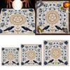 Tovaglia Tarocchi Telo Copritavola Divinazioni Rune Copritavola Oracoli Astrologia Tappetino Gioco da Tavolo Forma Quadrata Piattaforma Tavolo Altare Stoffa