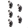 5 Thread Elbow Connector 90 Degree Quick Fitting Auto Accessory