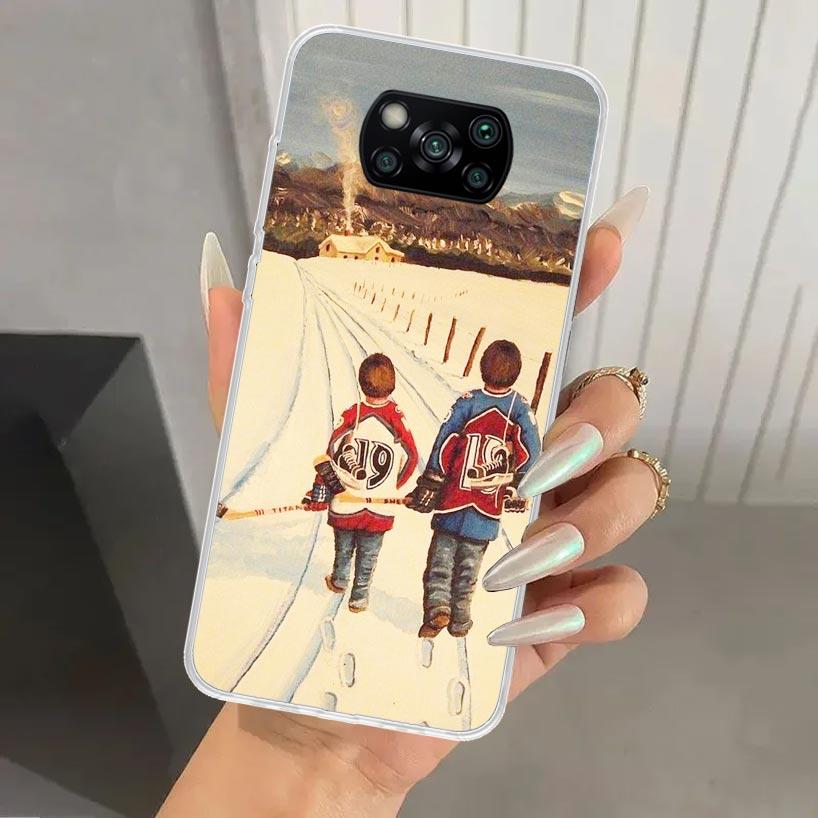 Ice Hockey Rink Sport Phone Case for Xiaomi Poco X7 X6 X5 X4 X3 Nfc F7 Ultra F6 F5 Pro F4 GT F3 M6 M5S M4 M3 Soft Print Shell X7