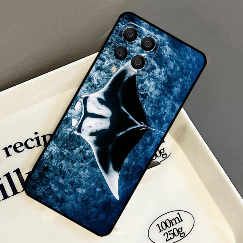 Animal Manta Ray Case For Samsung Galaxy M15 M55 M12 M13 M14 M54 M23 M16 M11 M21 M31 M20 M34 M52 M32 M36 M56