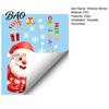 Waterproof PVC Decorations for Home Christmas Window Stickers, Static Decals with Santa Claus Reindeer Snowman Glass Doors Patterns, Festive