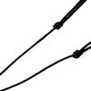 100 PCS Black Braid Wax Cord Knot Sliding Cord Adjustable Length Chain Polyester Material Perfect for DIY Jewelry Making