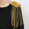 Charming Ornamental Accessories Tassel Chain Decorate Shiny Shoulder Tassels Handmade Epaulet Jewelry