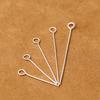 6pcs Real Pure Solid 925 Sterling Silver Needle Pins for DIY Jewelry Making Findings Earring Necklace Connector Part Base