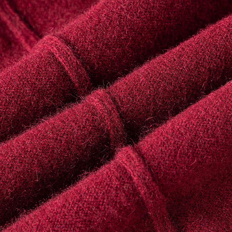 FAPAI Men's Round Neck Cashmere Blend Sweater